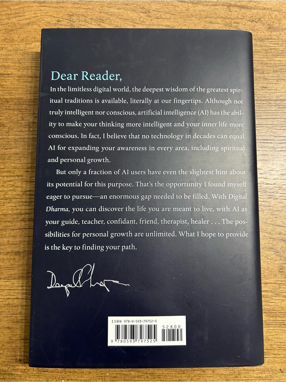 Digital Dharma by Deepak Chopr, MD – Brand New Hardcover - Picture 2 of 3